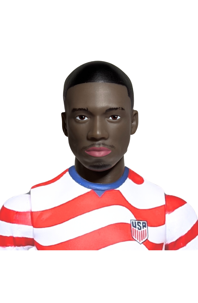 Banbo Toys Sockers 2026 USMNT Tim Weah Home Jersey 8" Soccer Action Figure, Alternate, color, Red