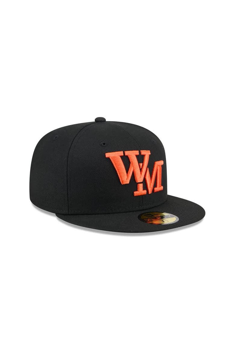 Men's New Era  Black Wichita Wind Surge Theme Nights 59FIFTY Fitted Hat, Alternate, color, Black