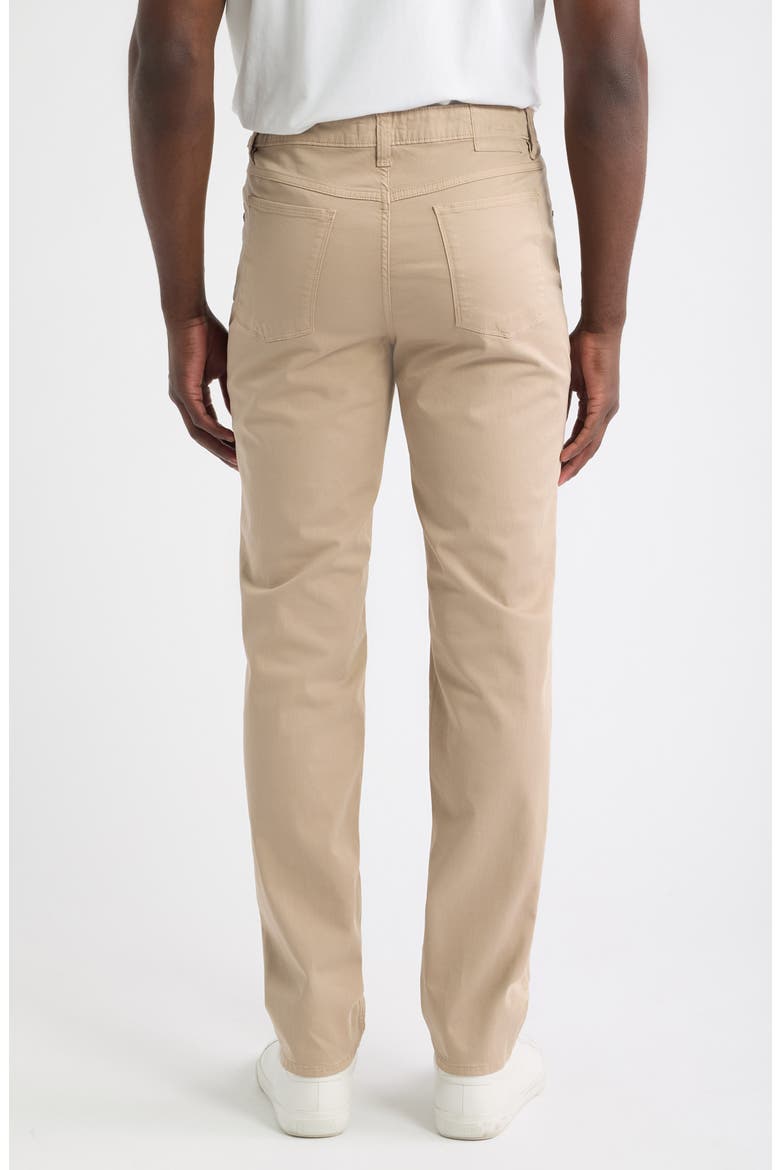 Five Pocket Stretch Cotton Pants, Alternate, color, COBBLESTONE