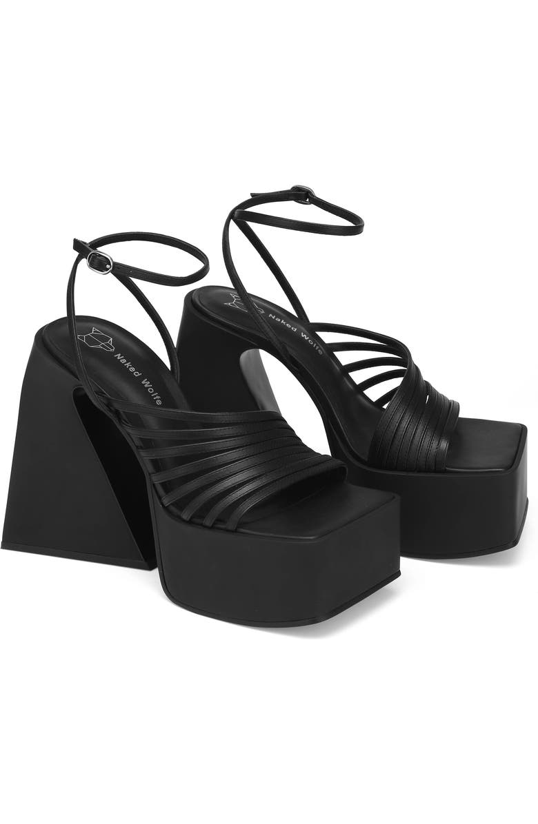 Naked Wolfe Emerald Strappy Platform Sandal, Main, color,