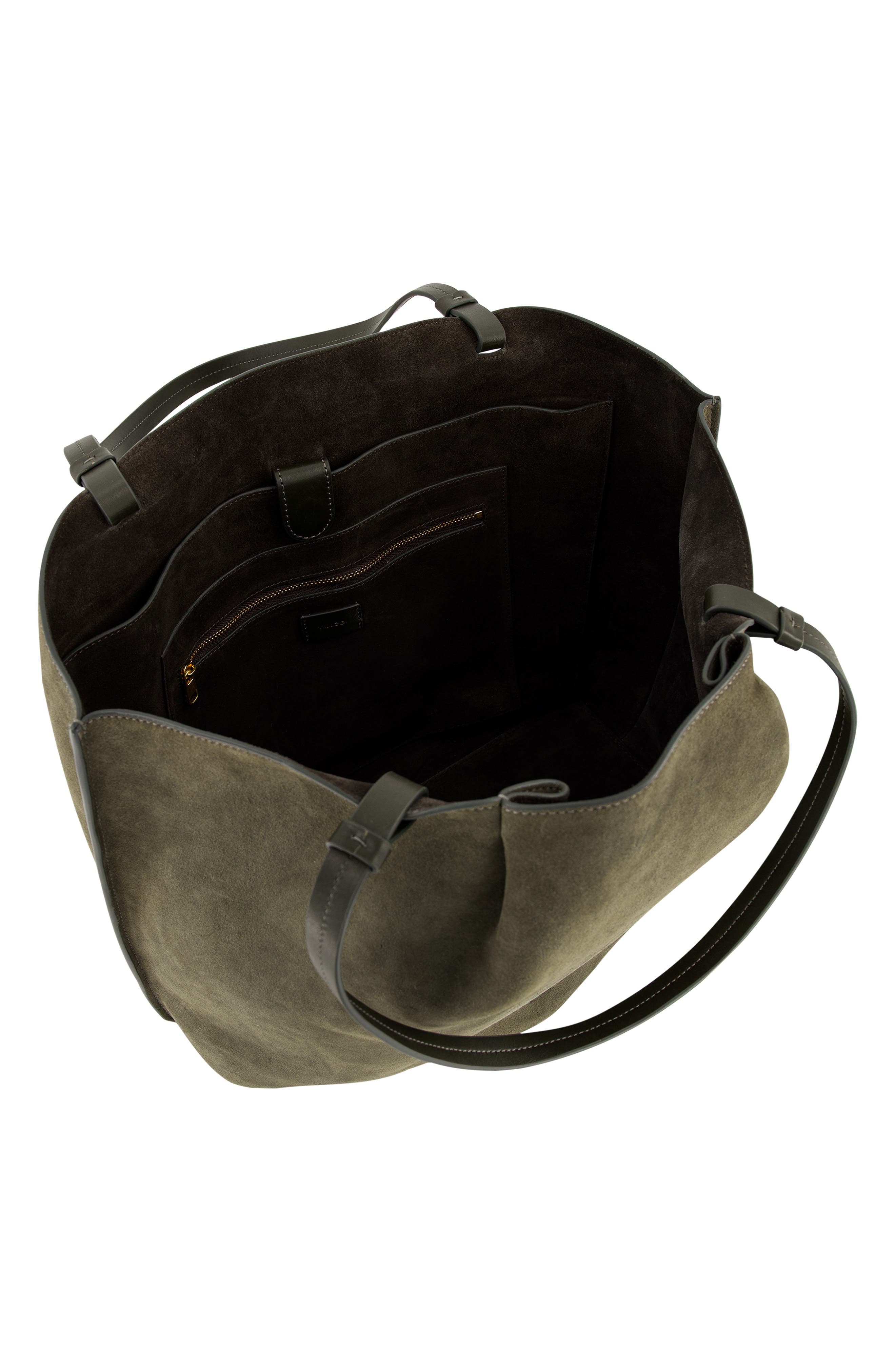 Ava Leather Tote, Alternate, color, HERBA