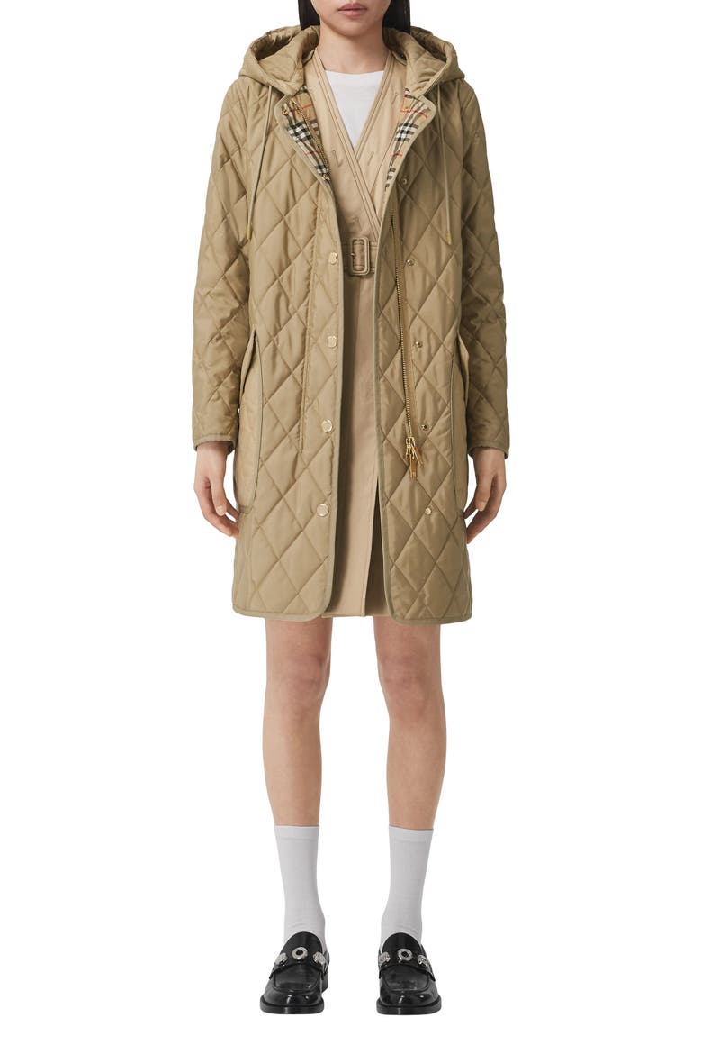 Roxby Thermoregulated Quilted Coat, Main, color, ARCHIVE BEIGE