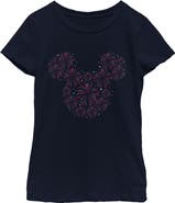 Mickey & Friends Girl's Mickey & Friends Fireworks Logo Graphic T-Shirt