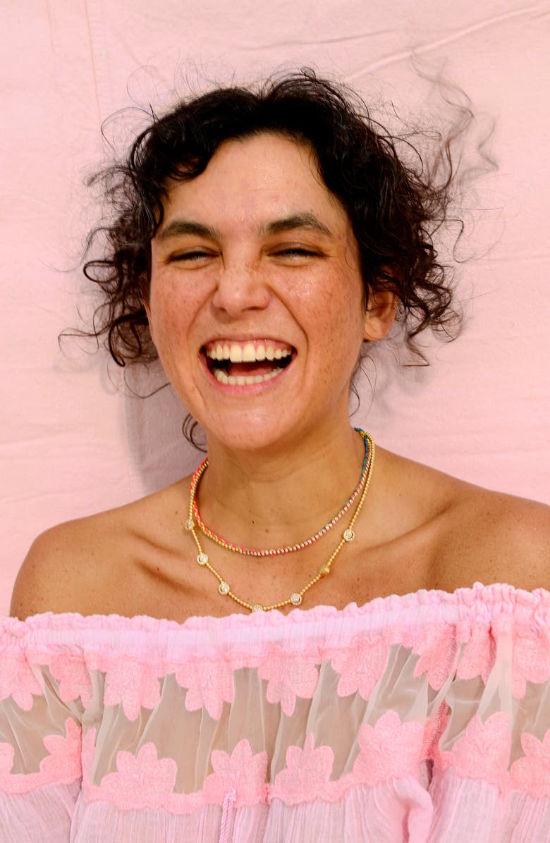 Venessa Arizaga Sparkling Smile Necklace, Alternate, color, Rainbow