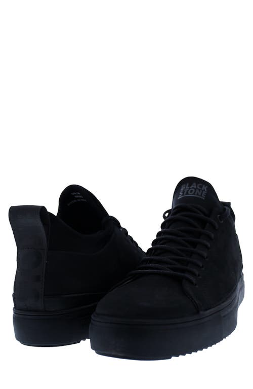 Blackstone Mid Top Sneaker In Black