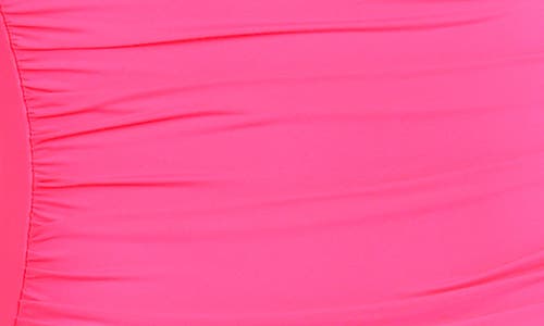 La Blanca Island Goddess High Neck One-piece Swimsuit In Bright Pink