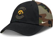 Nike Men's Nike Black/Camo Iowa Hawkeyes 2025 Military Appreciation Club Adjustable Hat