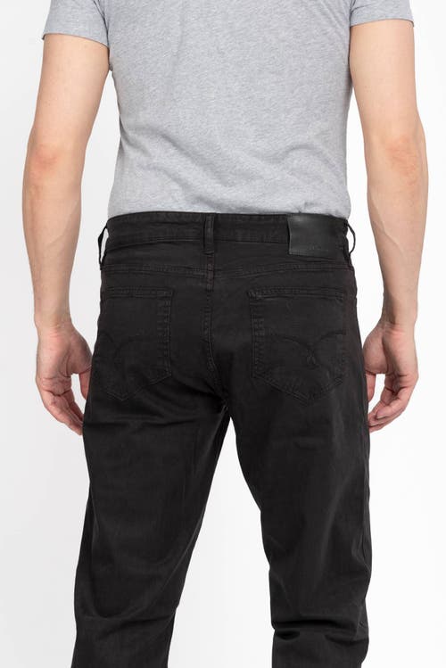 Jack Of Spades High Roller Fit Five Pocket Pants In Black Sateen