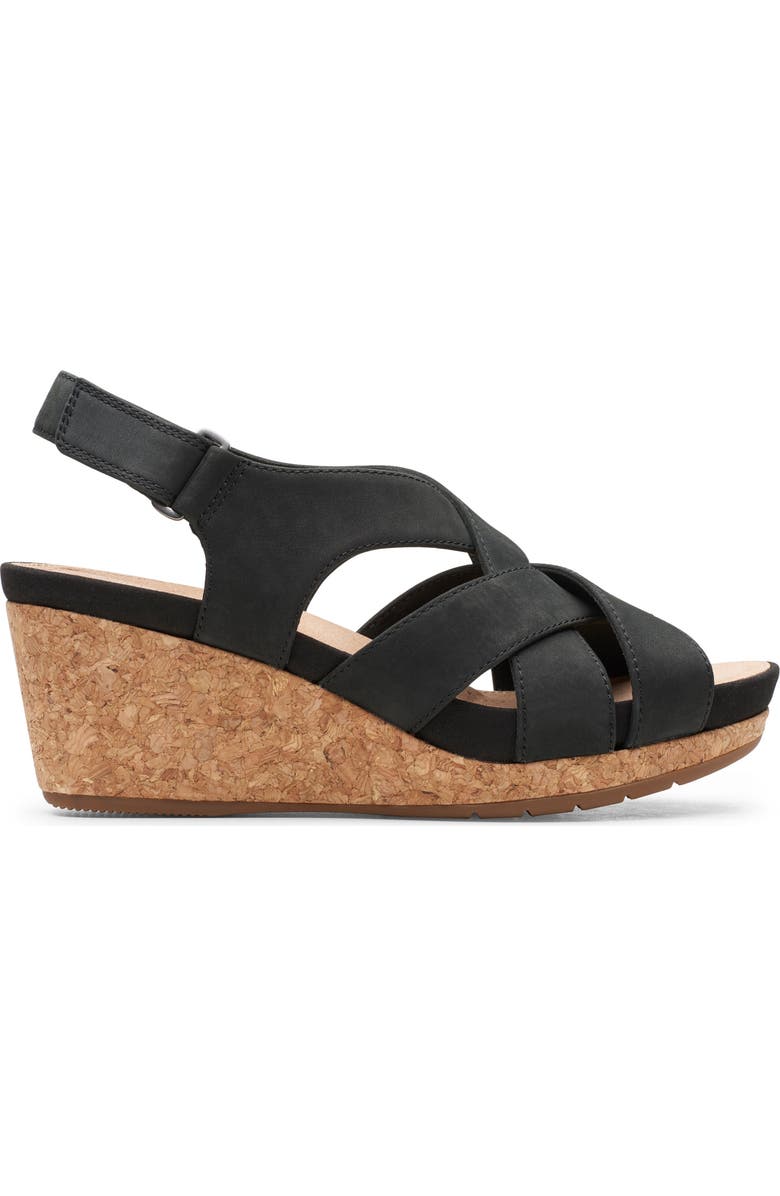 Clarks<sup>®</sup> Un Capri Step Platform Wedge Sandal, Alternate, color,
