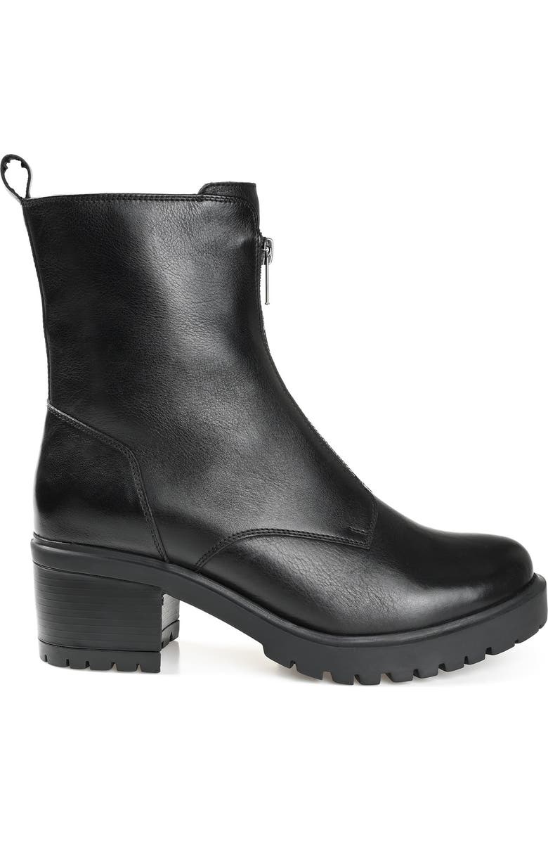 Journee Signature Norrah Leather Boot, Alternate, color,
