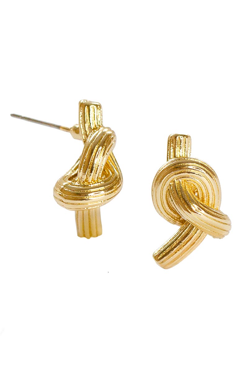 MARLYN SCHIFF Cecelia Knot Earrings, Main, color, 