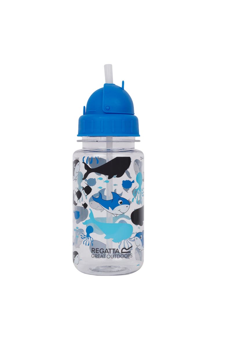 Bubbles The Shark Tritan 11.8floz Water Bottle, Main, color, Hawaiian Blue