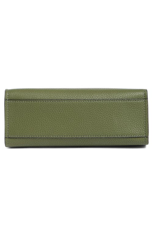 Shop Marc Jacobs Mini Grind Top Handle Satchel In Bronze Green