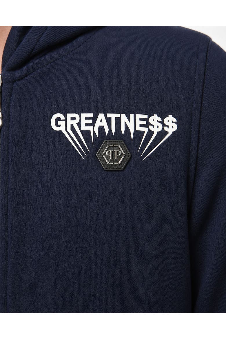 Fleece Zip Hoodie Greatness Men, Alternate, color, navy