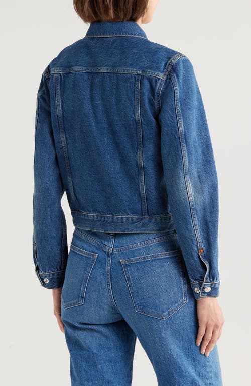 Re/done Baby Trucker Jacket In Faded Rider In Faded Rider