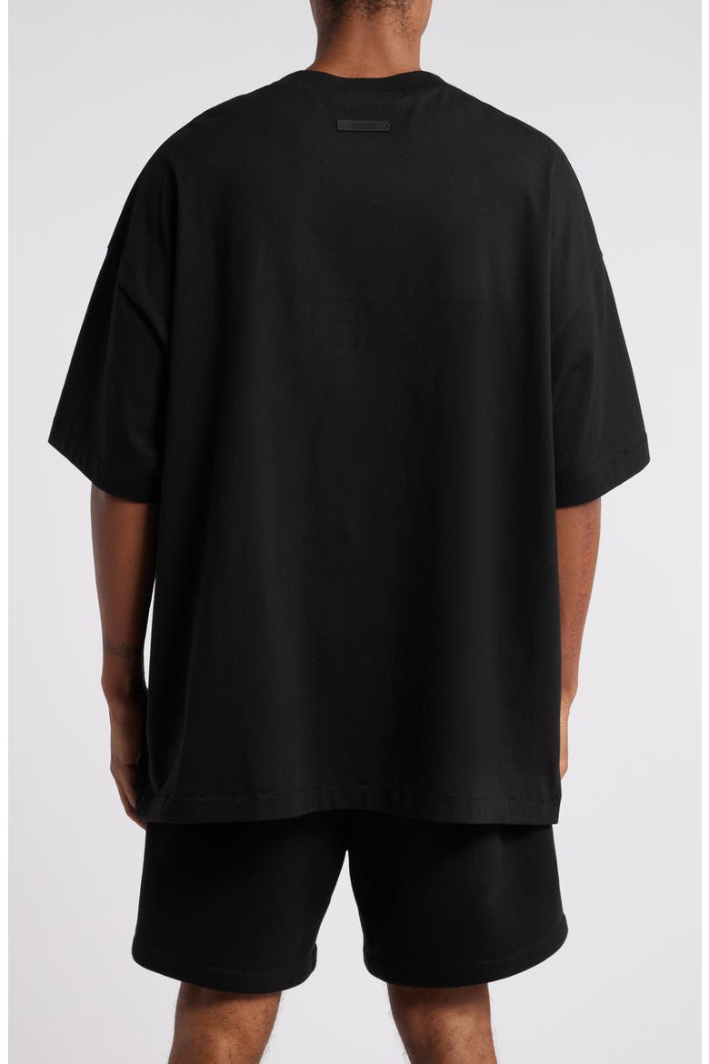 Gender Inclusive Oversize Cotton Logo Graphic T-Shirt, Alternate, color, BLACK
