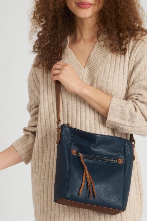The Sak Ashland Leather Crossbody Bag In Buttercup