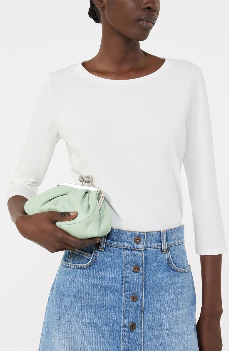 Weekend Max Mara Multia Stretch Cotton T-Shirt, Alternate, color, White