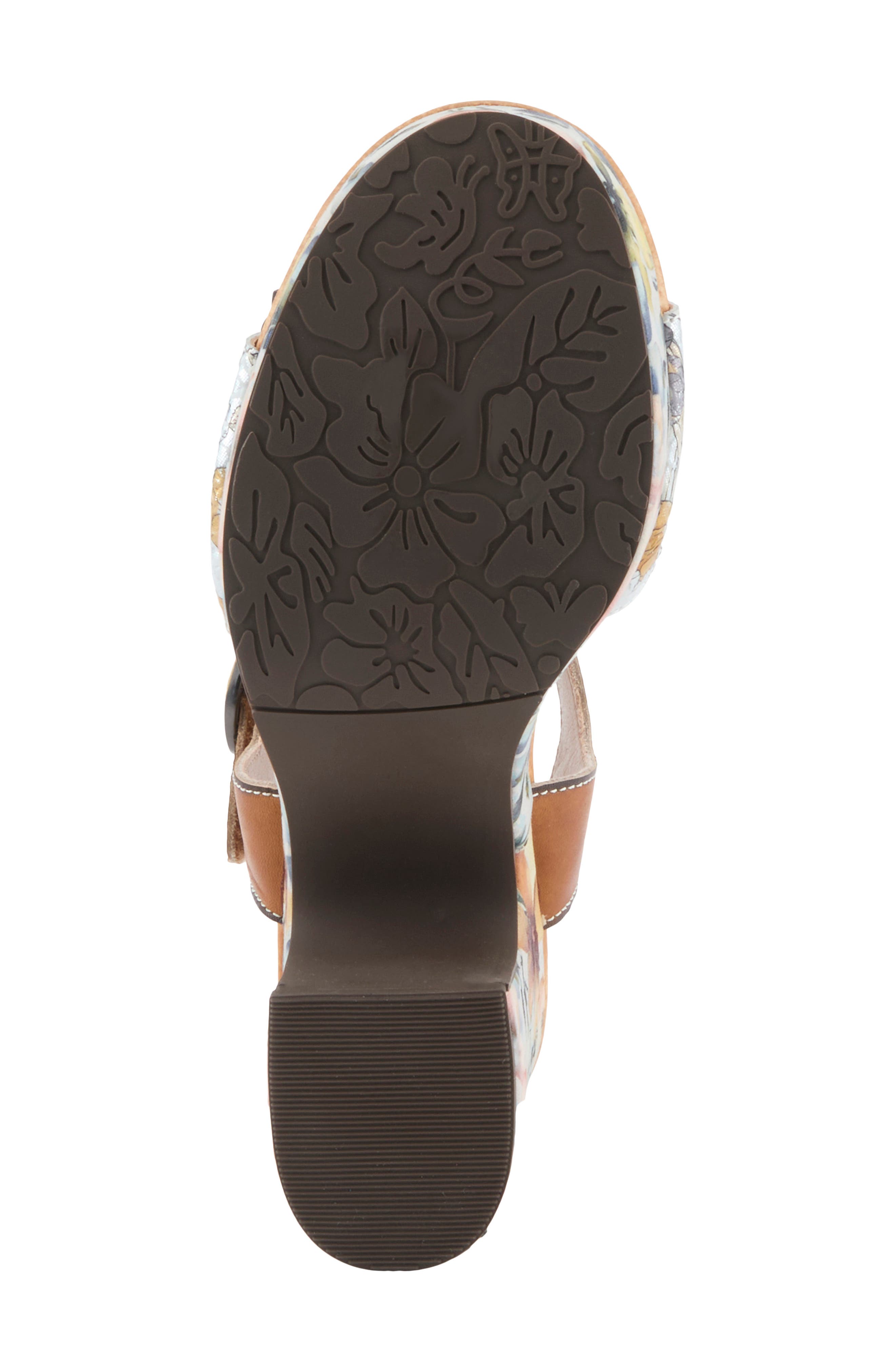 L'Artiste by Spring Step Felis Platform Sandal, Alternate, color, Camel Multi