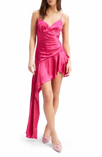 Bardot rossa frill cocktail dress online