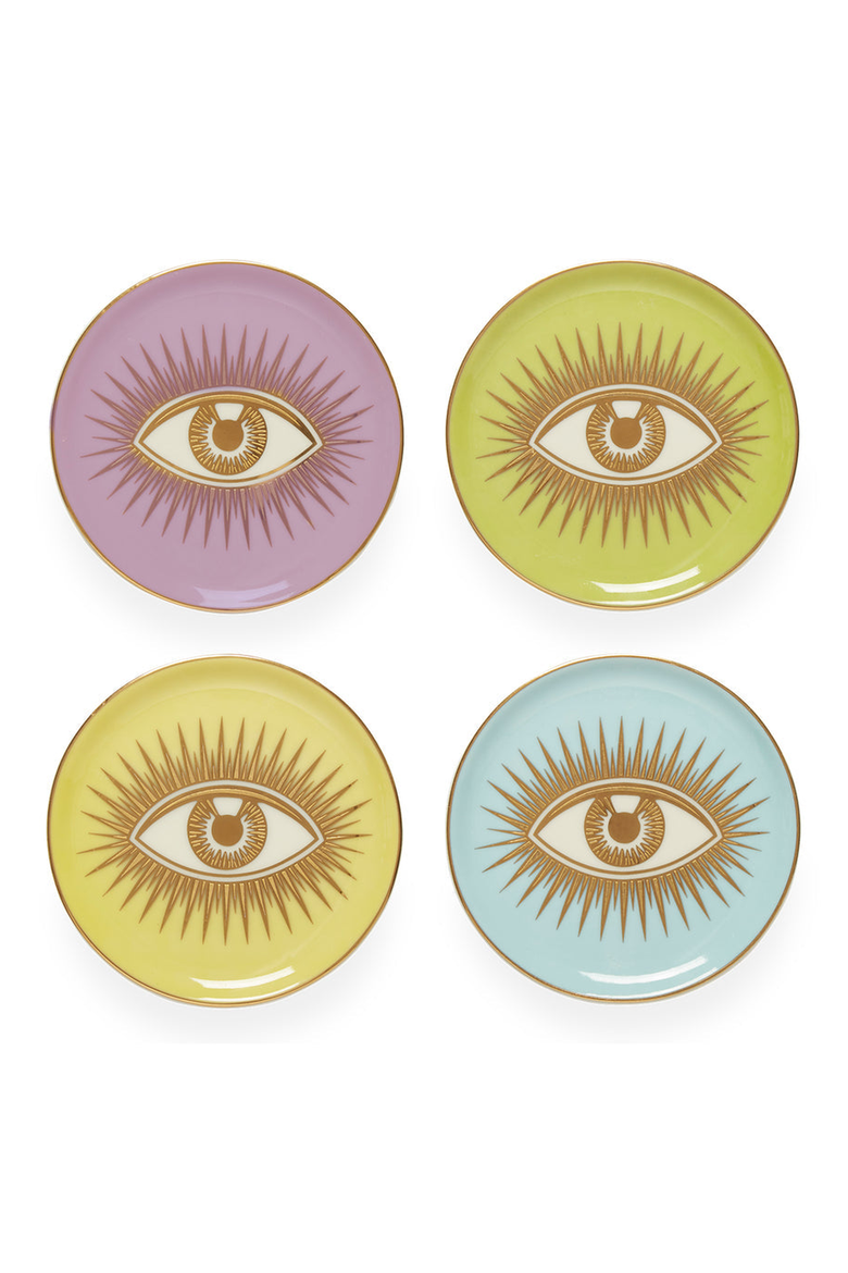 Le Wink Coaster Set, Main, color, Multicolor