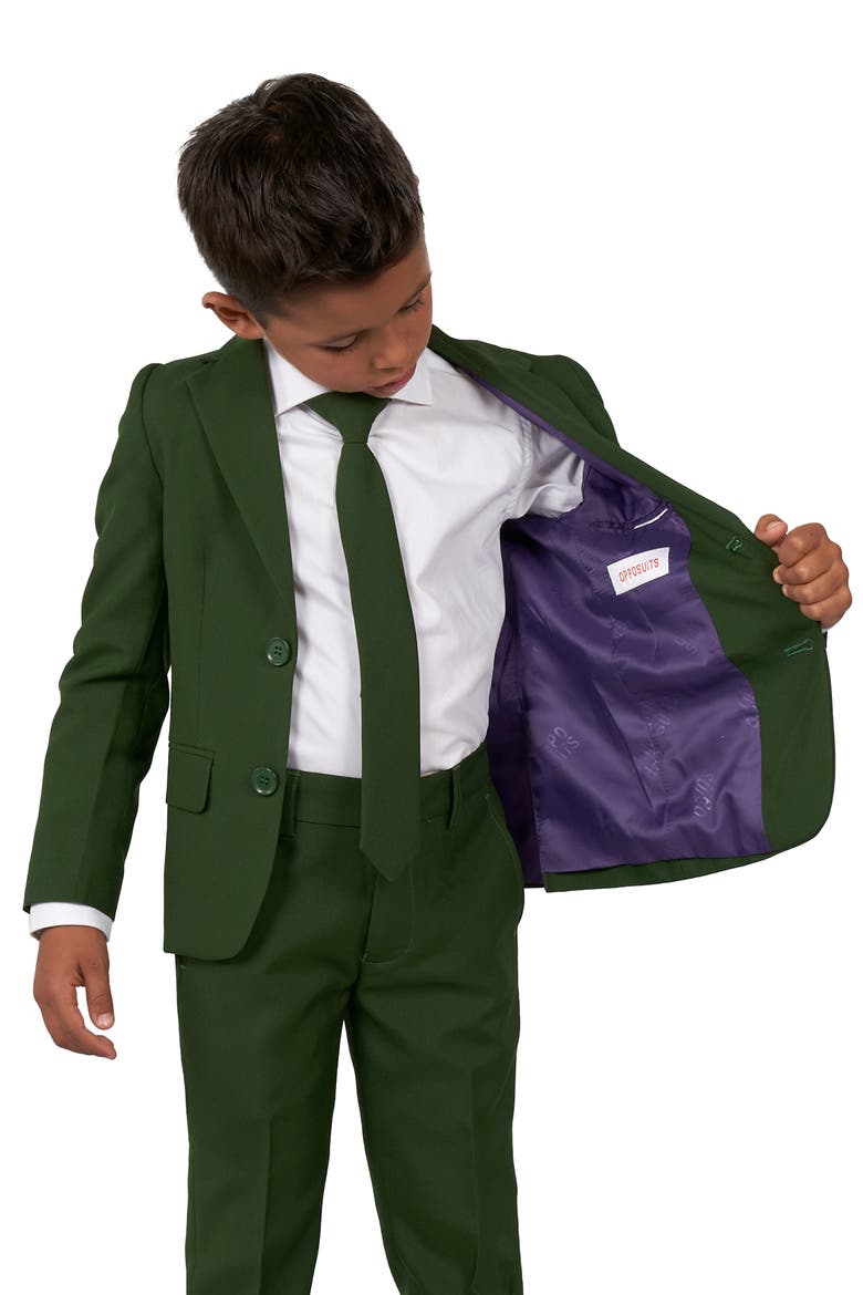 Glorious Green Two-Piece Suit & Tie, Alternate, color, GREEN