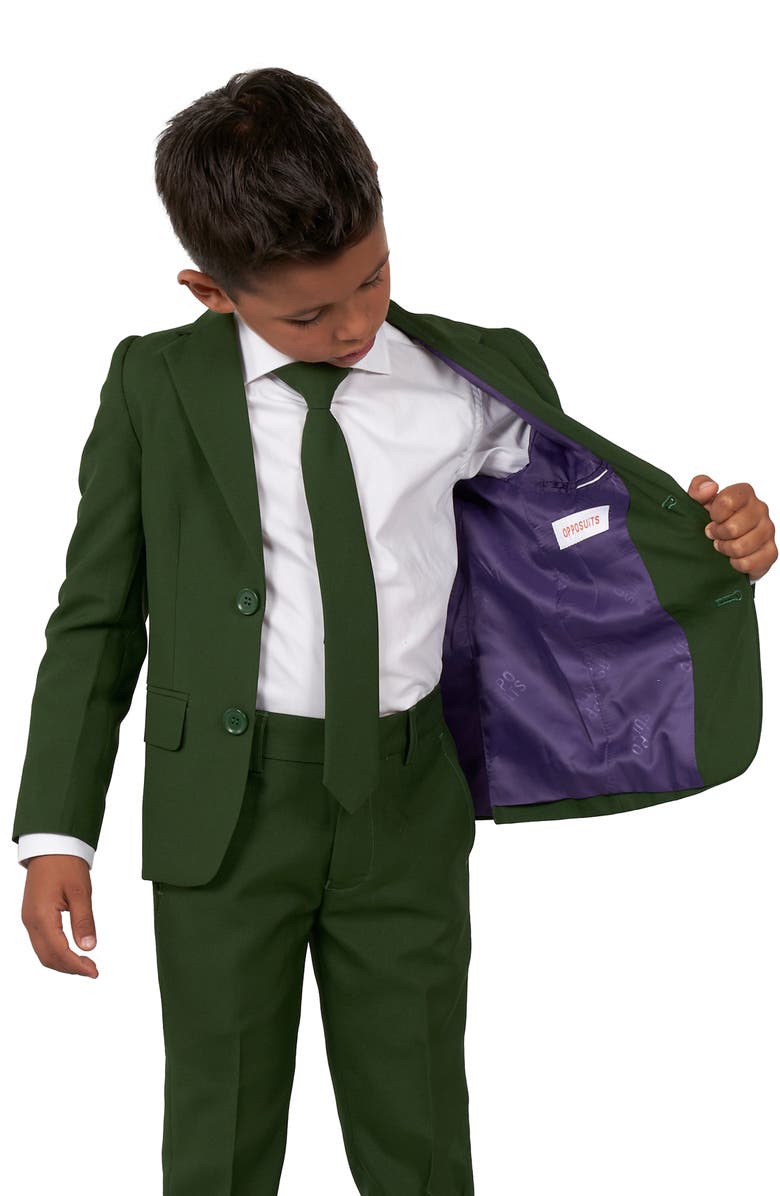 OppoSuits Glorious Green Two-Piece Suit & Tie, Alternate, color, Green