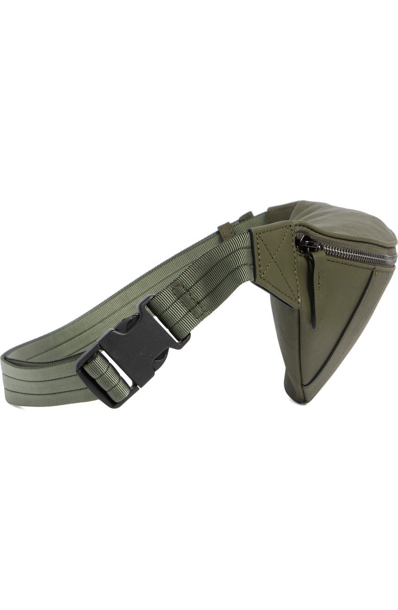 Longchamp 3D Leather Belt Bag, Alternate, color, Khaki