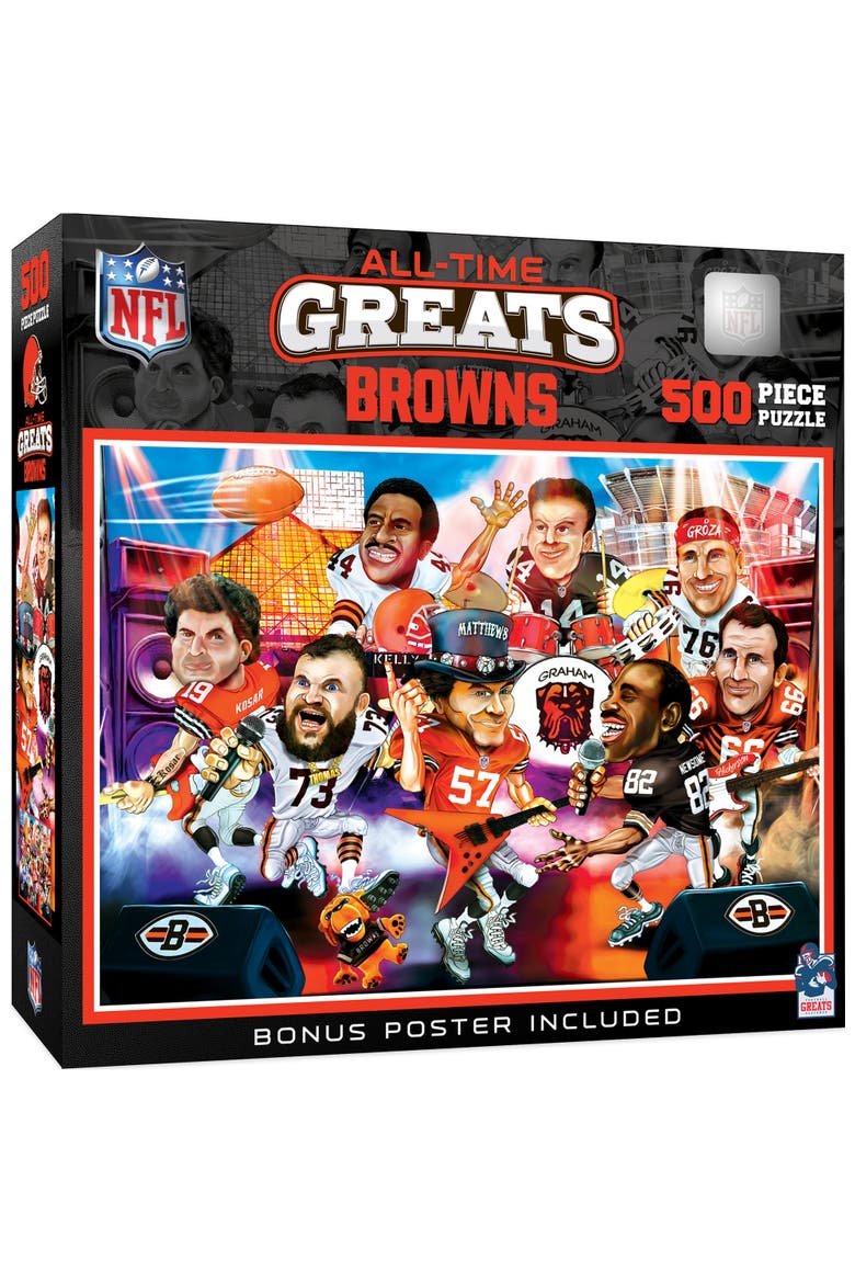 Cleveland Browns 500 Piece Puzzle, Main, color, Multicolor