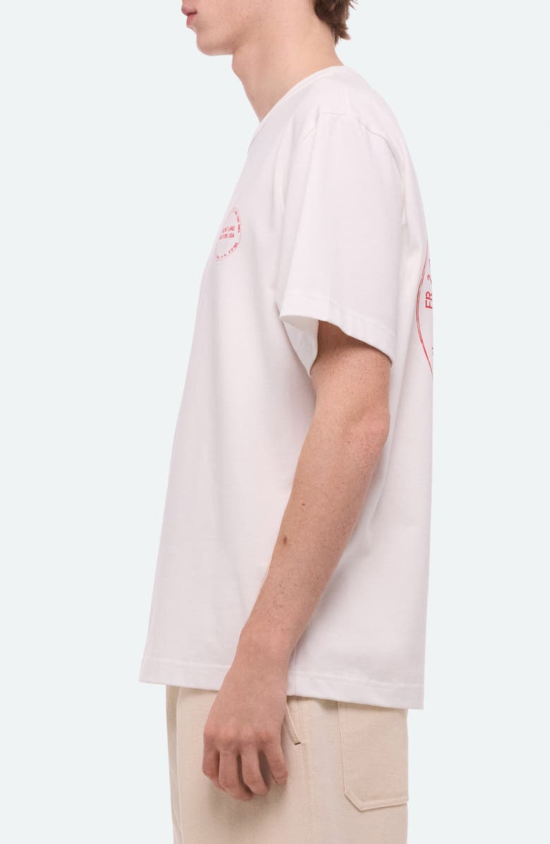 Helmut Lang Stamp Cotton Graphic T-Shirt, Alternate, color, 