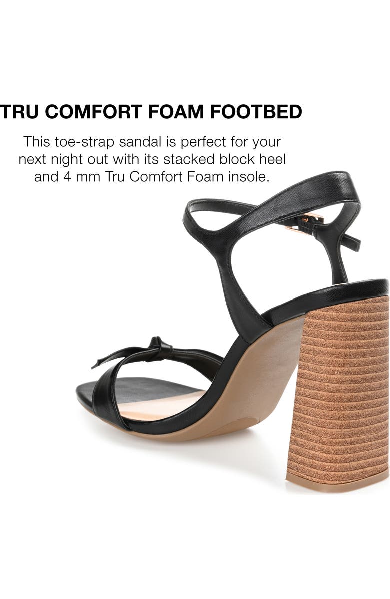 Journee Collection Diana Heeled Sandal, Alternate, color, Black