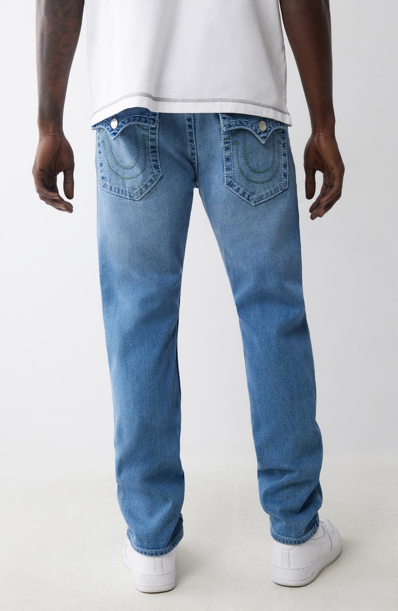 True Religion Geno Snap Flap Slim Fit Jeans, Alternate, color,