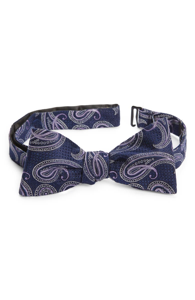 Nordstrom Diley Paisley Silk Bow Tie, Main, color,