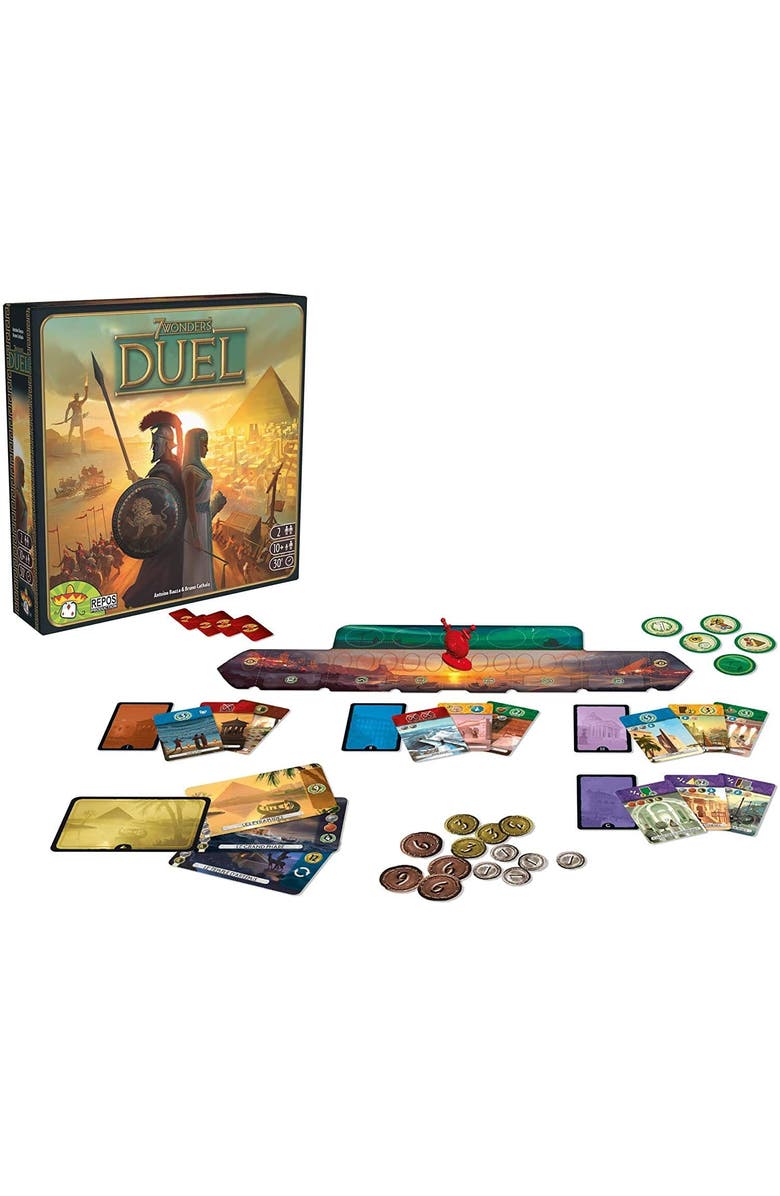 ASMODEE 7 Wonders Duel Strategy Board Game, Alternate, color, Multicolored