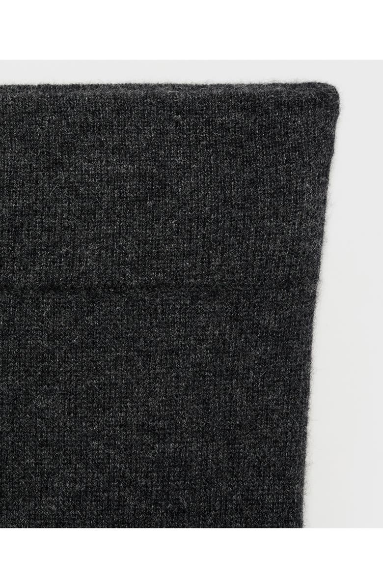 MANGO Cashmere Straight Leg Jogger Pants, Alternate, color, Charcoal