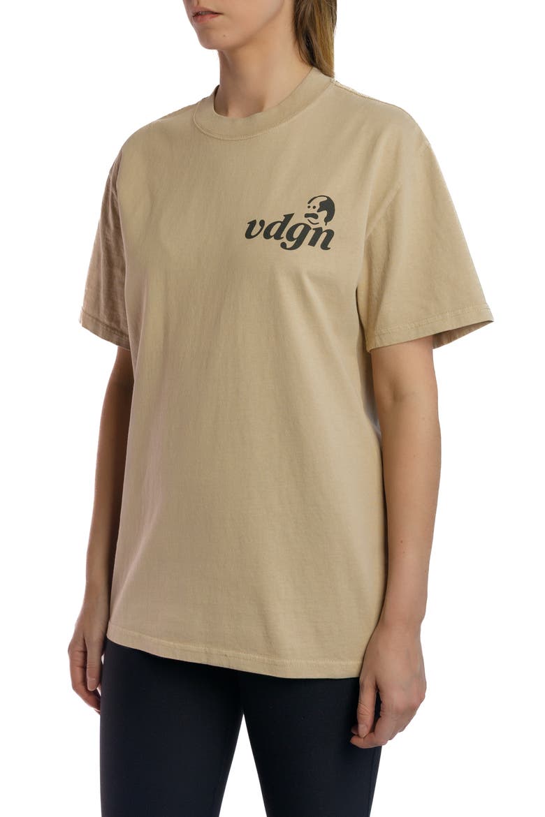 Wanted Poster Heavyweight Tee, Alternate, color, Khaki