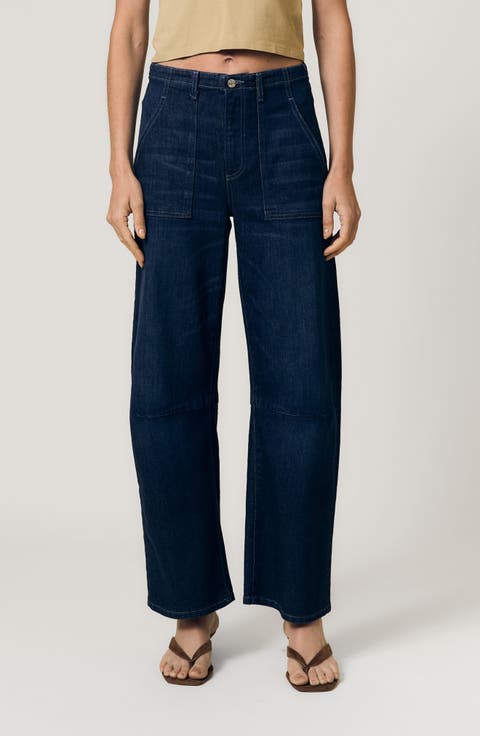 Ankle Barrel Utility Jeans (Zoe)