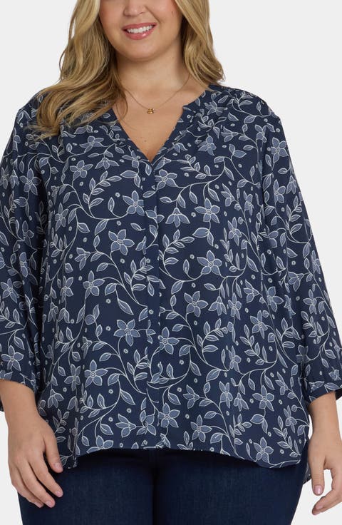 Pintuck Top (Plus)
