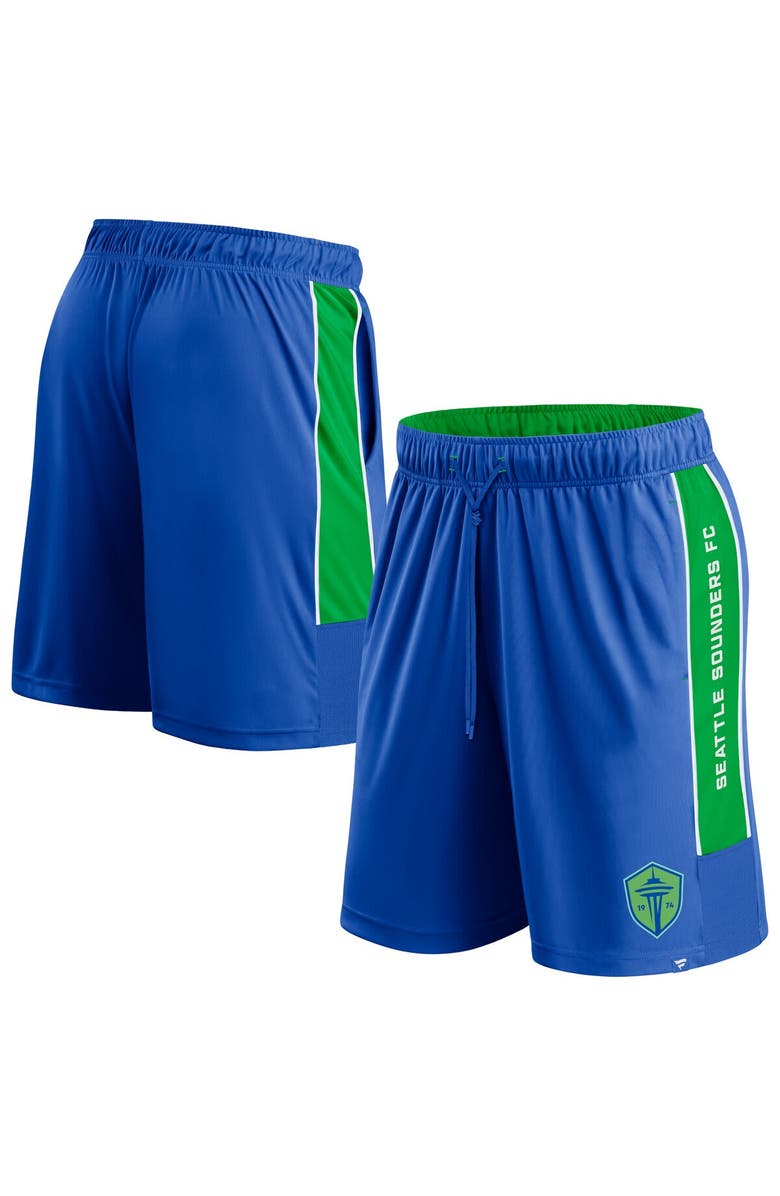 FANATICS Men's Fanatics Branded Royal Seattle Sounders FC Corner Kick Shorts, Main, color, 