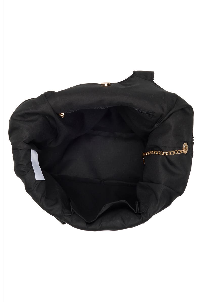 Collection XIIX Woven Straw Tote Bag, Alternate, color, Black