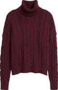 Lauren Ralph Lauren Combed Cable Knit Long Sleeve Turtleneck Sweater