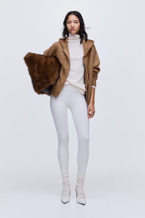 Knitted Zip-through Hoodie