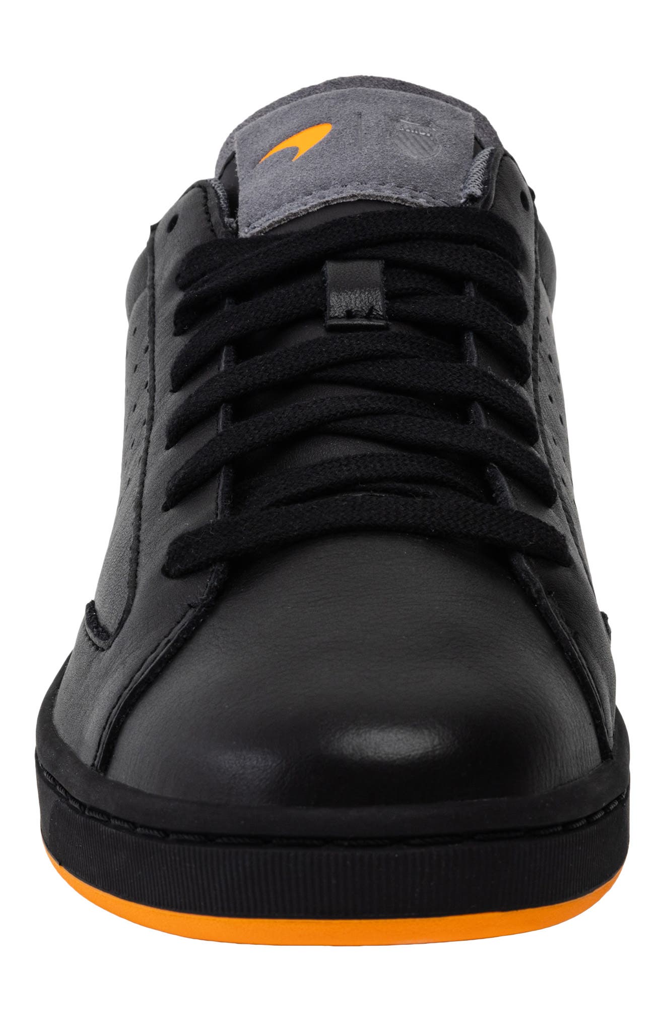 K-Swiss x McLarens Lozan Klub Sneaker, Alternate, color, Black/ Anthracite/ Papaya