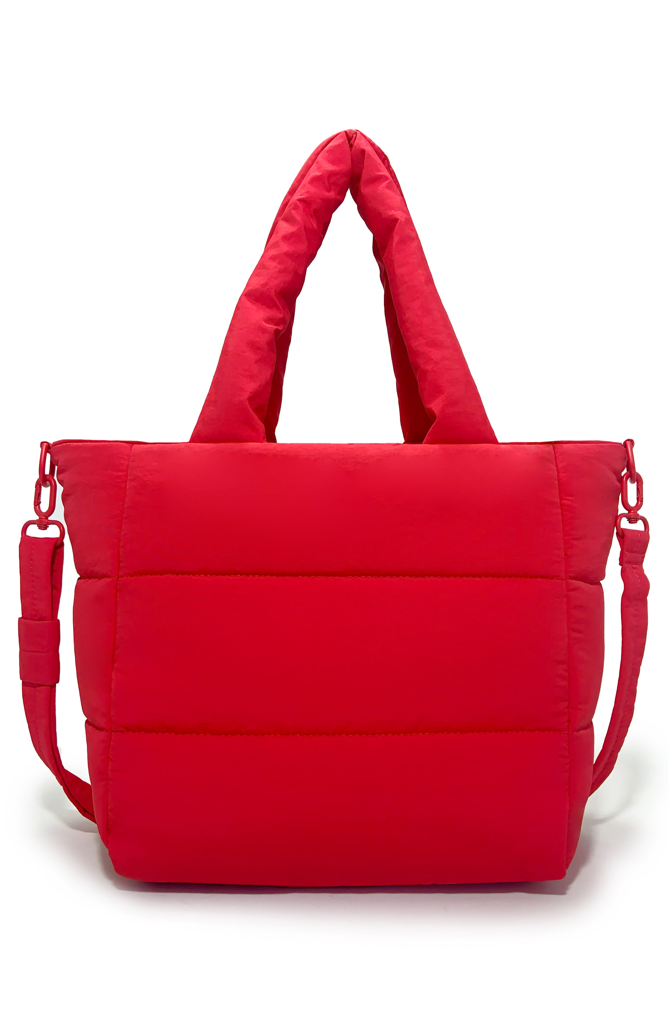 Thacker Quinn Quilted Medium Tote Bag, Alternate, color, Apple