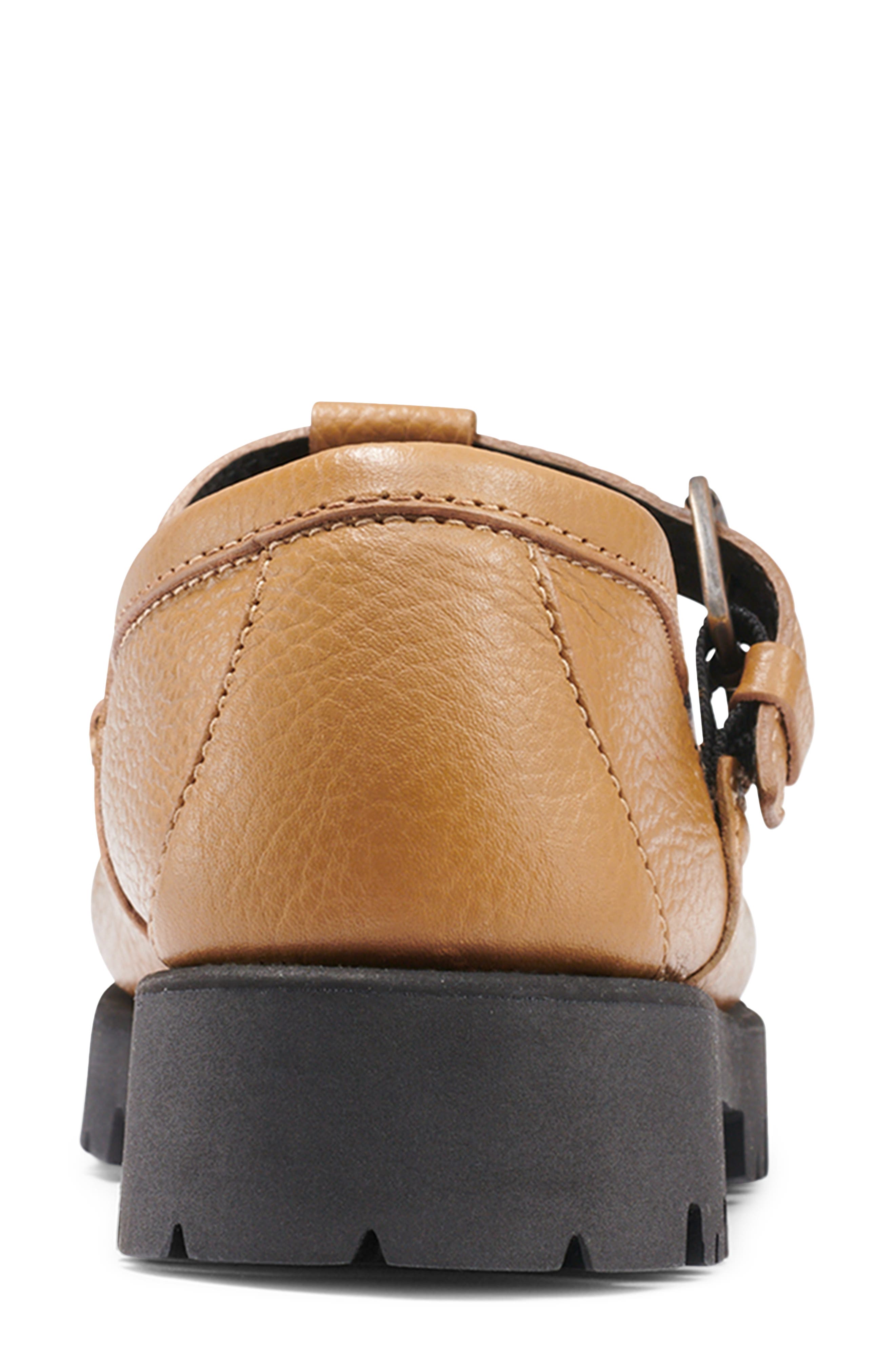 G.H.BASS Lug Fisherman Mary Jane, Alternate, color, Bone Brown