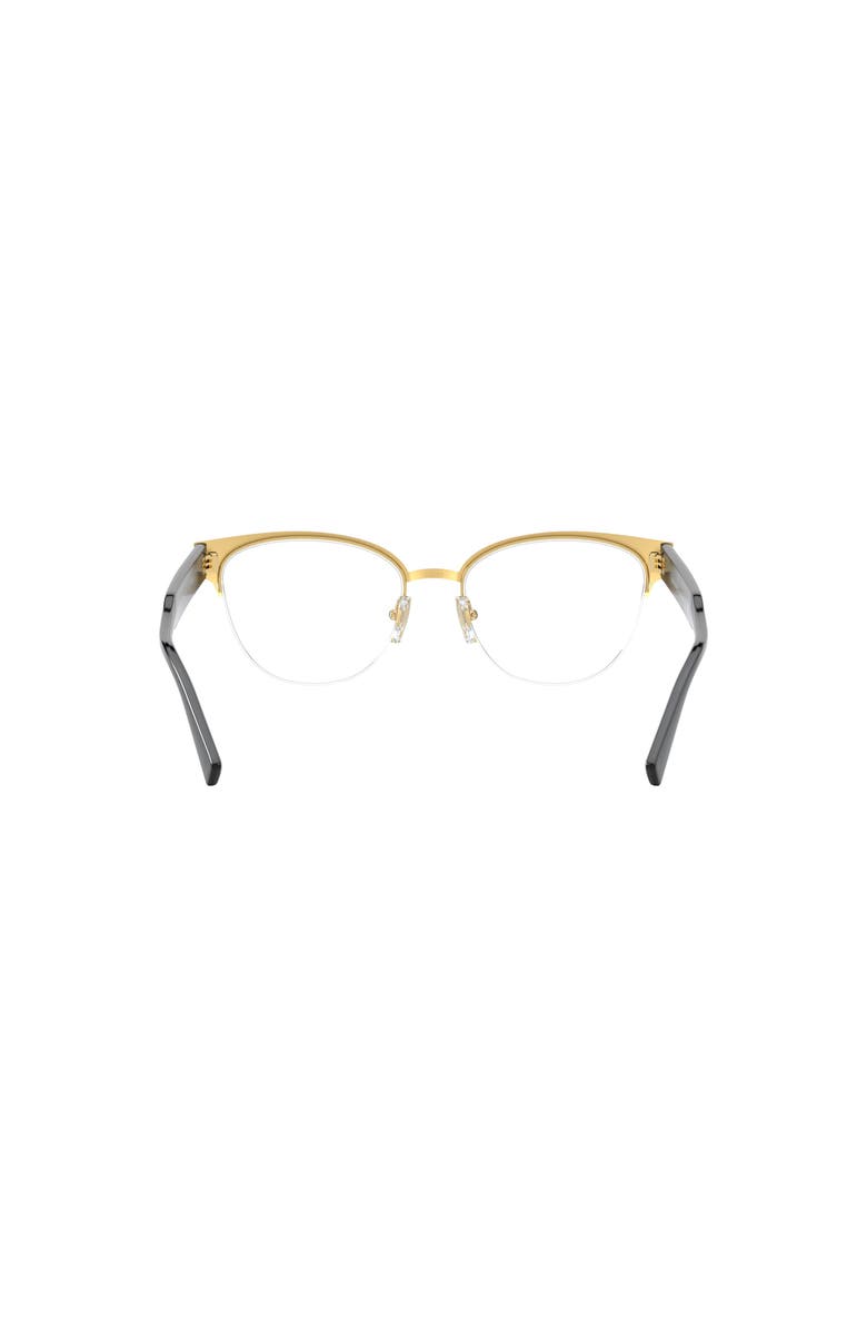 Versace 53mm Cat Eye optical glasses, Alternate, color, Black