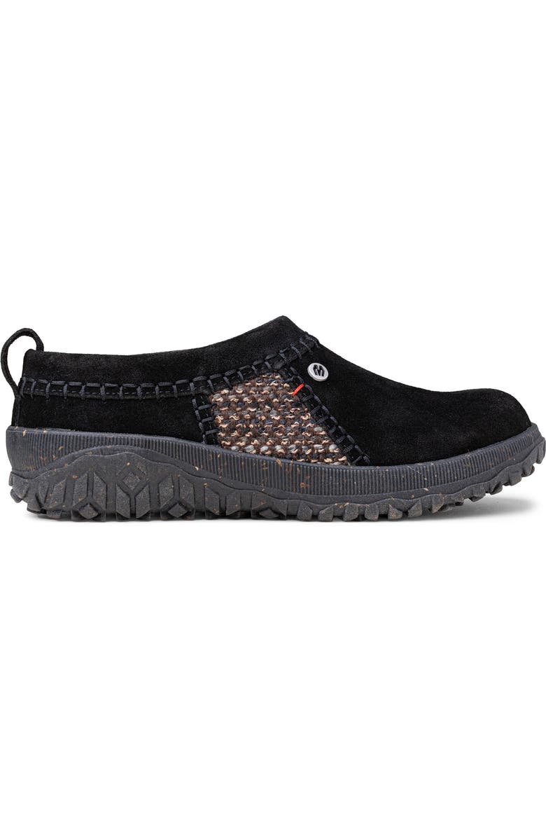 Minnetonka Tamarra Fleece Lined Slipper, Alternate, color, Black