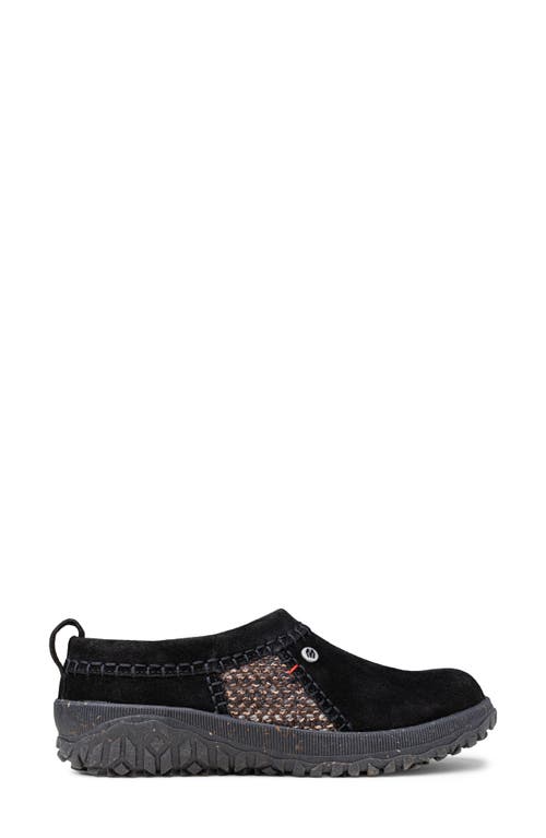 Minnetonka Tamarra Fleece Lined Slipper In Black