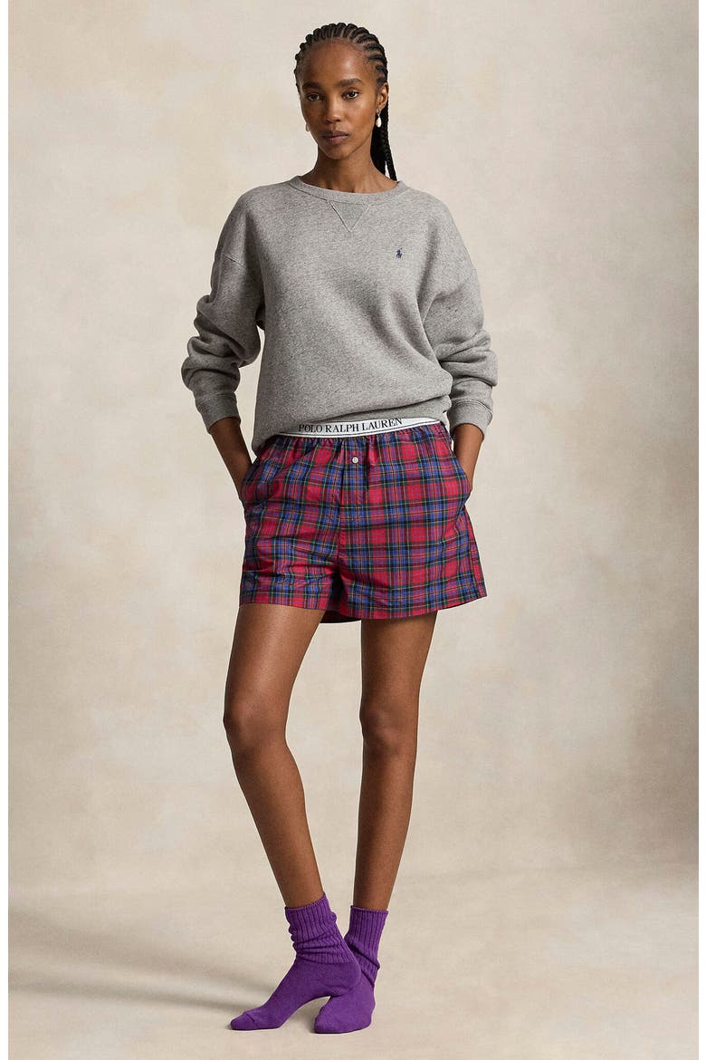 Cotton Sleep Boxers, Alternate, color, ELLIOT PLAID