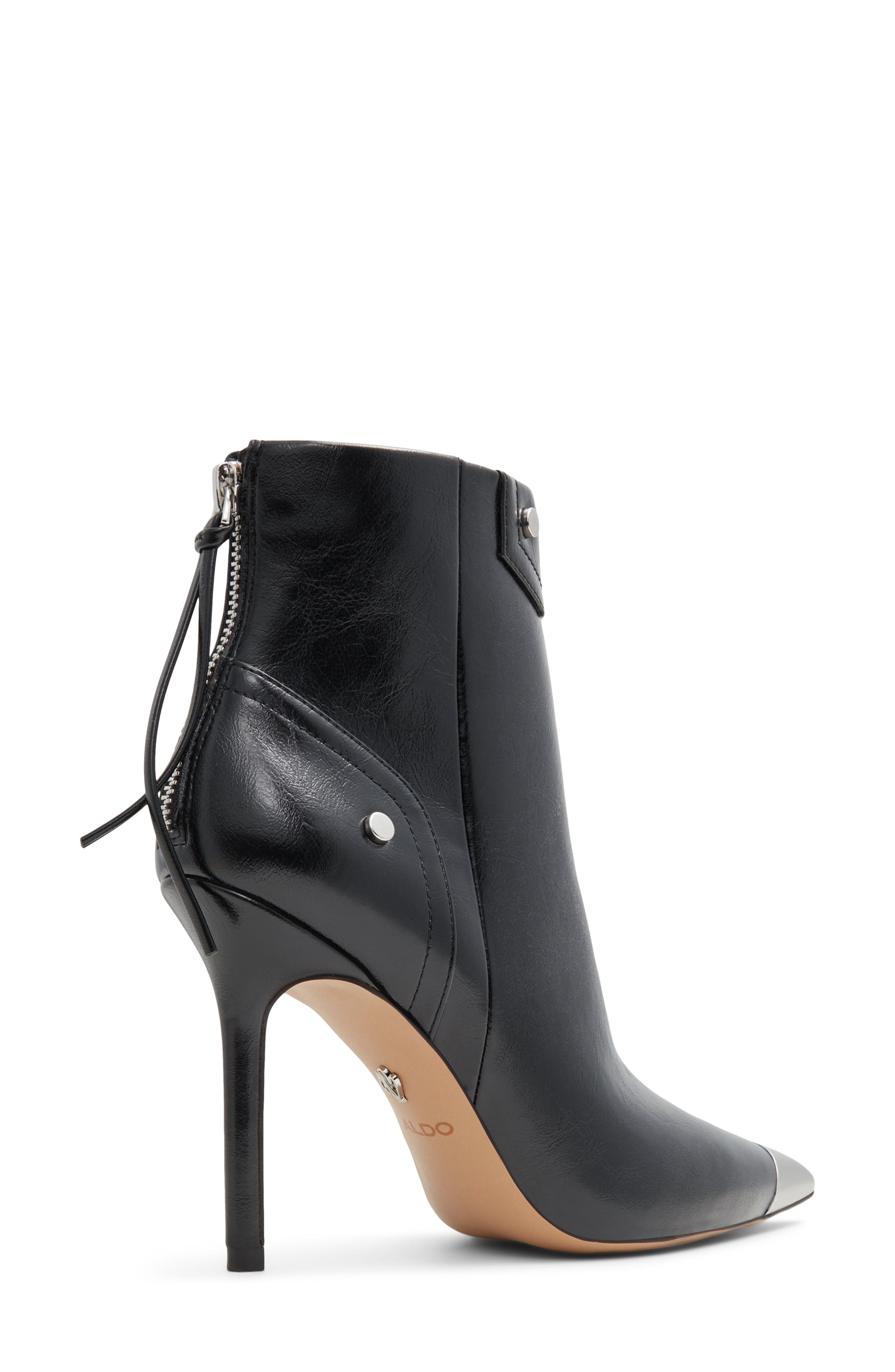 ALDO Nilita Pointed Cap Toe Bootie, Alternate, color, 